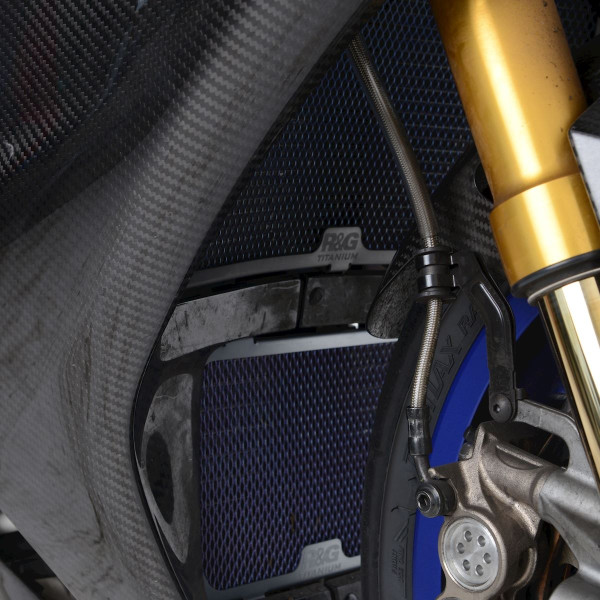 R&G Titanium Radiator Guard for Yamaha YZF-R1 / R1M '15- & MT-10 '16-